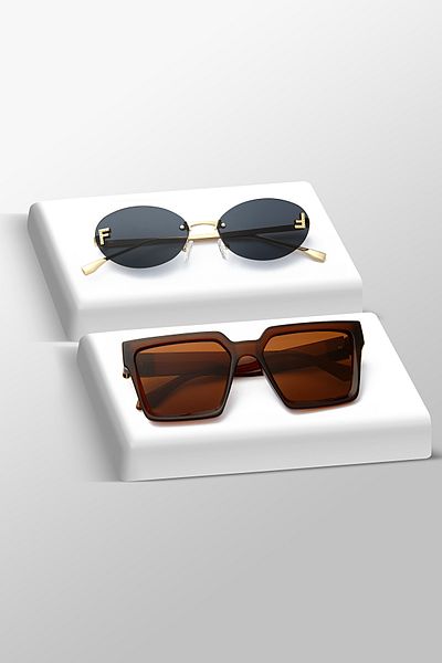 LUPİX Set of 2 Sun Glasses