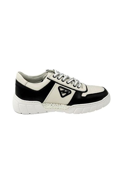 MARCOMEN 19503 Classic Leather Men's Sports Shoes White