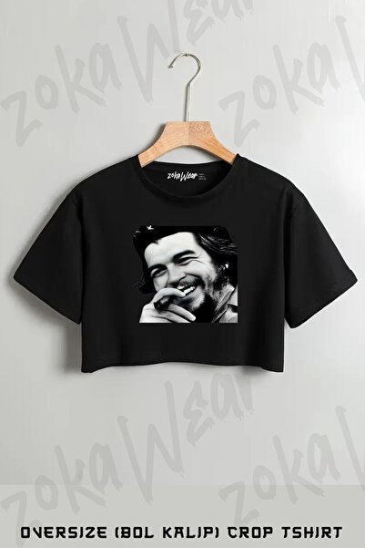 ZOKAWEAR Tricou oversize cu imprimeu Che Guevara v4