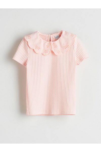 LC Waikiki Νέα σεζόν Baby Collar Girl's Tisort - S5L314Z4