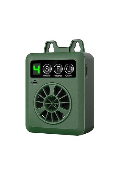 OEM Dispozitiv anti-lătrat, Plastic, 9 x 5 x 12,5 cm, Verde
