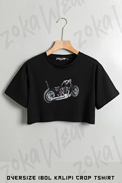 ZOKAWEAR Bmc Choppers εμπριμέ υπερμεγέθη μπλουζάκι