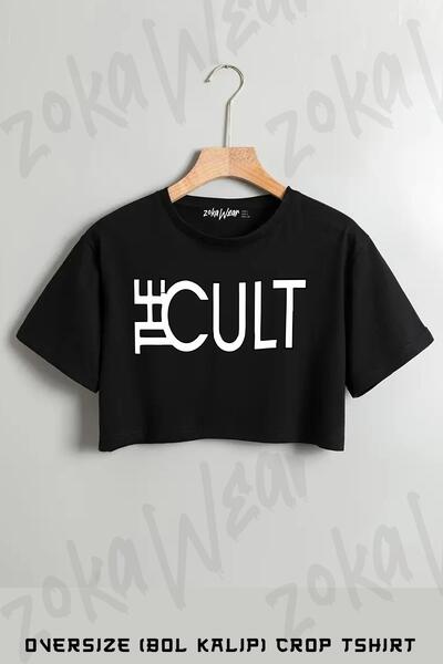 ZOKAWEAR The Cult Printed Oversize Crop T-Shirt