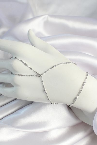 Skygo Brass Silver Color Piece Chain Shahmeran - Tj-Sn648