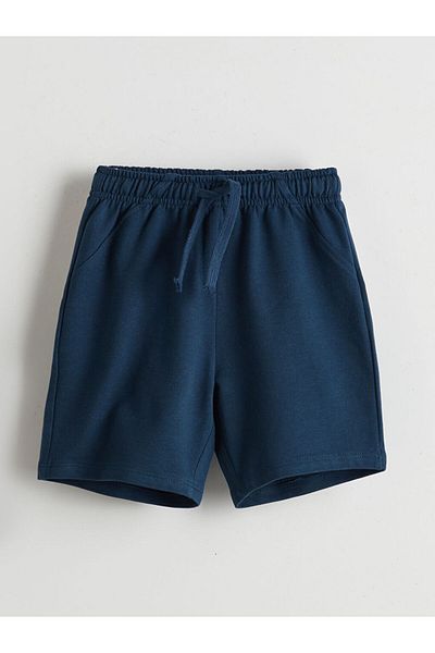LC Waikiki Gray Elastic Waist Boys Shorts 2 Pack