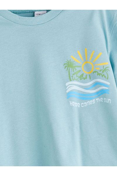 LC Waikiki New Season Crew Neck Printed Boy's Tisort - S5PV73Z1