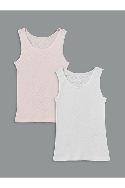 LC Waikiki New Season Crew Neck Girls' Singlet 2-Piece - S51237Z4