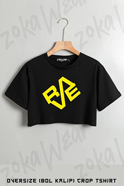 ZOKAWEAR Tricou oversize cu imprimeu Rave Edm Old Skool Techno Dance