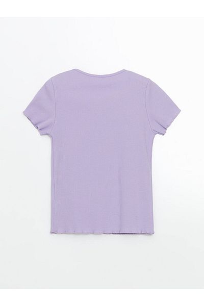 LC Waikiki New Season Crew Neck Girl's T-Shirt - S5Kb54Z4