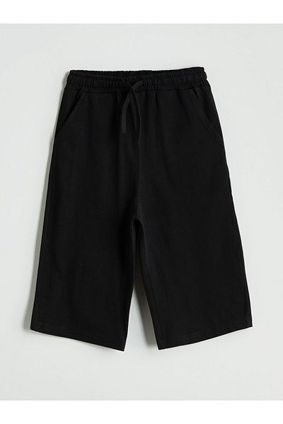 LC Waikiki Red Elastic Waist Boy's Shorts