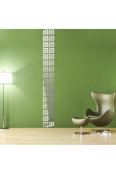 OEM Set oglinzi decorative acrilice Grecia - motiv tradițional grecesc, 120 X 60 cm
