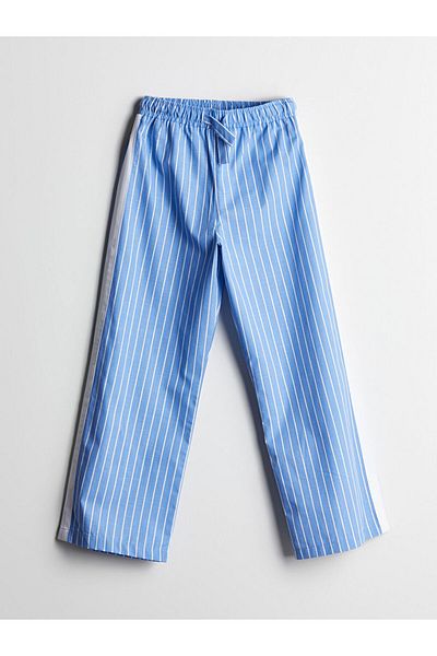 LC Waikiki Pantaloni pentru fetiță cu dungi cu talie elastică sezon nou - S5IR22Z4