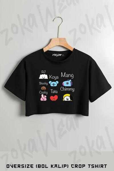 ZOKAWEAR Tricou oversize cu imprimeu Bts Bt21