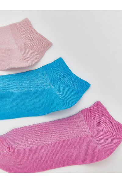 LC Waikiki New Season Basic Baby Girl Booties Socks 3-Piece - S5M861Z1