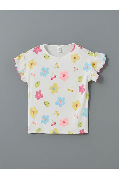 LC Waikiki Tricou pentru fete cu decolteu rotund de sezon nou - S5HG03Z1