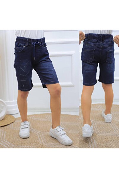 ward jeans Erkek çocuk lazerli kot jean şort