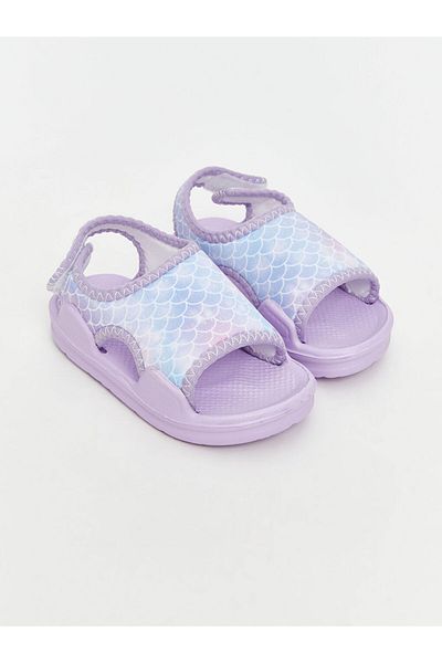 LC Waikiki New Season Velcro Baby Girl Beach Sandals - S5Ii30Z1