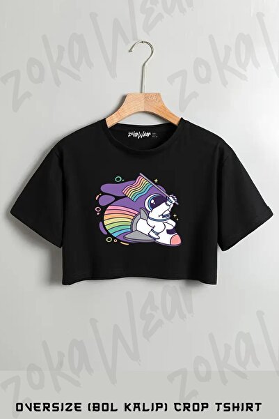ZOKAWEAR Tricou oversize cu imprimeu Pride Space Astronaut
