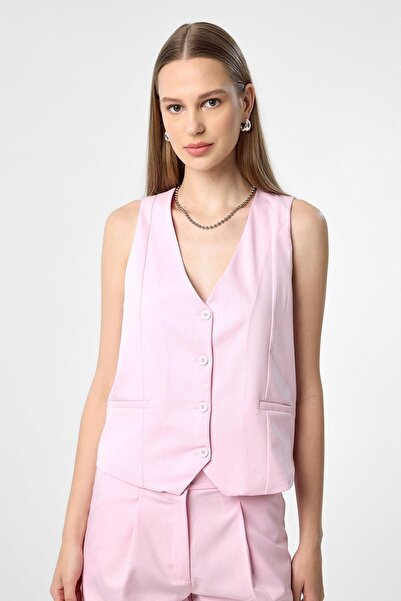 Antioch Pink Vest-Shorts Women's Set