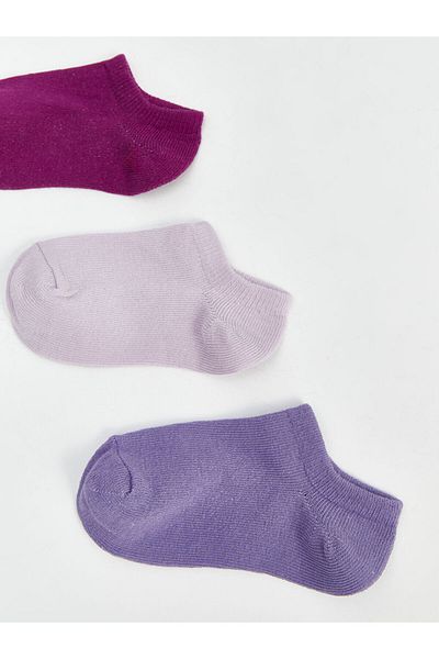 LC Waikiki New Season Basic Baby Girl Booties Socks 3-Piece - S5Ky79Z1