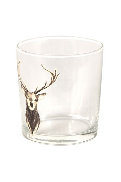 Clayre & Eef Set 6 Glasses Ren 8x9 cm