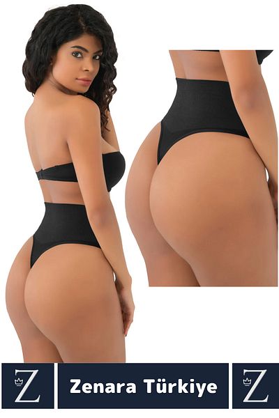Zenara Casual No Trace Non-Slip 2 Sizes Slimming Tightening Recovering Very Stylish Seamless String Corset