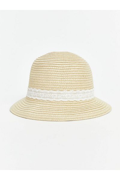 LC Waikiki New Season Straw Baby Girl Hat - S51367Z1