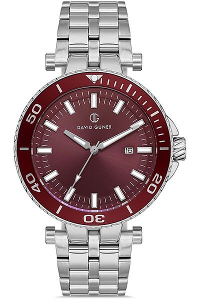 DAVID GUNER David Güner Men's Watch Dg-8393Ga-A8 43 mm Metal