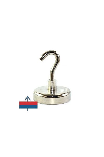 OEM Neodymium pot magnet D60 mm ring hook Magnet fishing 110 Kg force