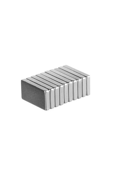 BOEM Set of 10 strong neodymium magnets, Gonga Silver