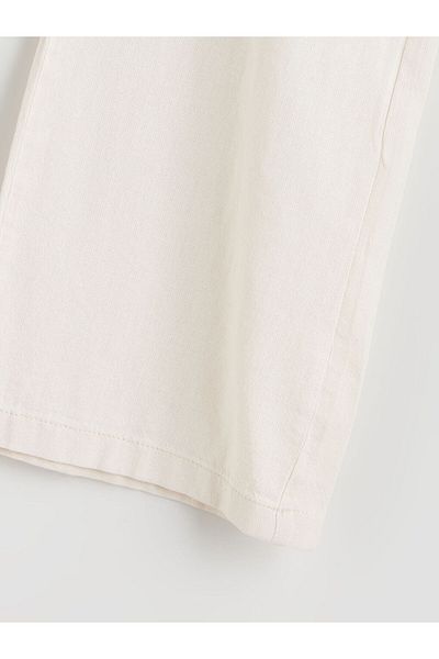 LC Waikiki New Season Elastic Waist Pleated Girls' Trousers - S5G083Z4