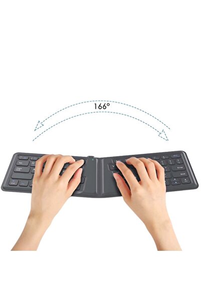 HexaCraft Universal Wireless Folding Keyboard, Ultra Slim