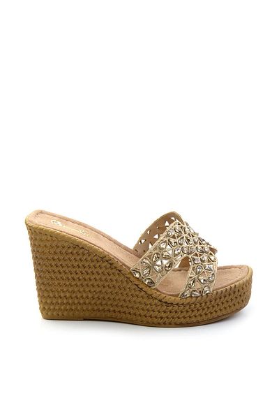 Bambi Gold Women's Slippers K04823005878