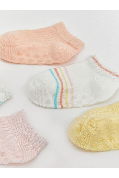 LC Waikiki New Season Basic Baby Girl Booties Socks 5-Piece - S5Hh93Z1