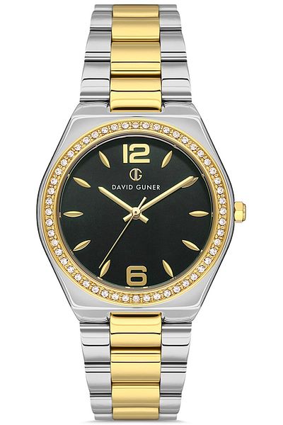 DAVID GUNER David Güner Women's Watch Dg-8472La-D2 35 mm Metal-Gold