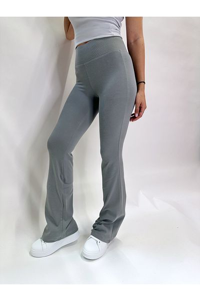 IFASTFASHION Women’s High Waist Flared Leggings – Seamless Stretch Pants, Soft Fit, Yoga Appropriate