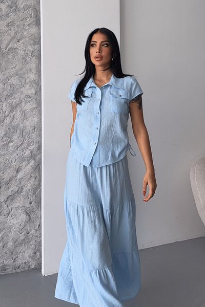 giyimmasalı Set fustă din țesătură căpșuni - BEBE BLUE