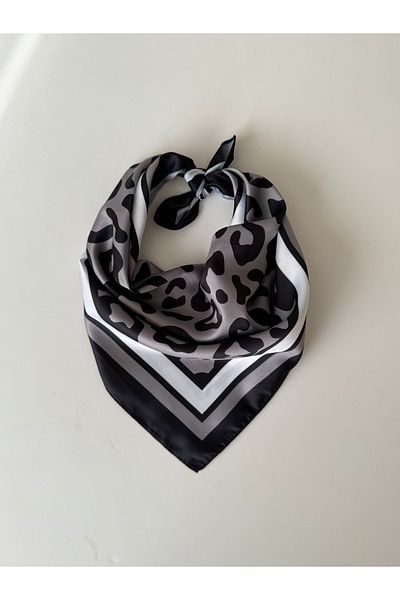 AGAPI Scarf Leopard Patterned Bandana Scarf