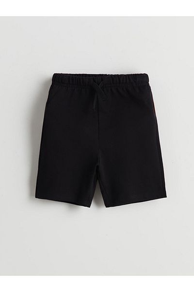 LC Waikiki Blue Basic Boy's Shorts with Elastic Waist