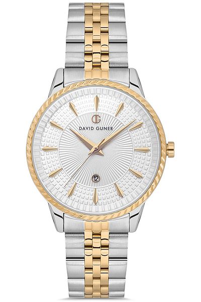 DAVID GUNER David Güner Women's Watch Dg-8680La-D1 34 mm Metal-Gold
