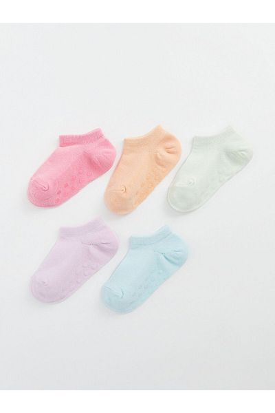 LC Waikiki New Season Basic Baby Girl Booties Socks 5-Piece - S4G725Z1