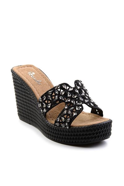 Bambi Black Women's Slippers K04823005878