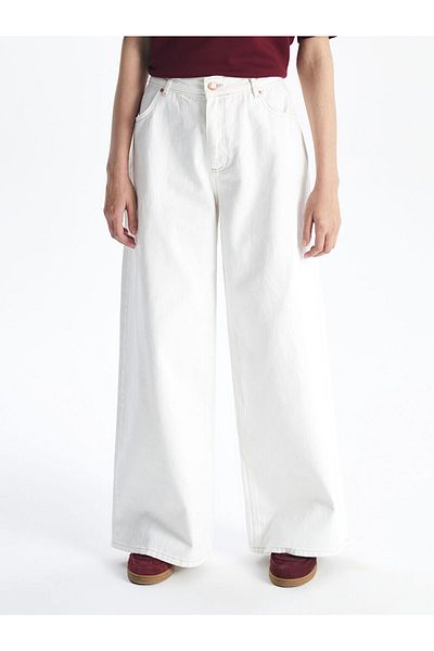 LC Waikiki Pantaloni de damă cu picioare largi de sezon nou - S5GT59Z8