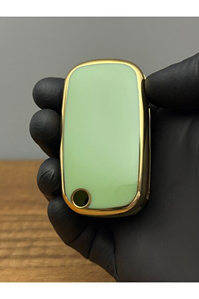 Mavi Keys Husă pentru chei de control din silicon cu 2 butoane, compatibilă cu Renault Clio 2 Clio 3 Kangoo, culoare verde