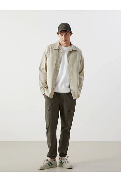 LC Waikiki Accessories Mesh Detailed Khaki Men's Cap Hat