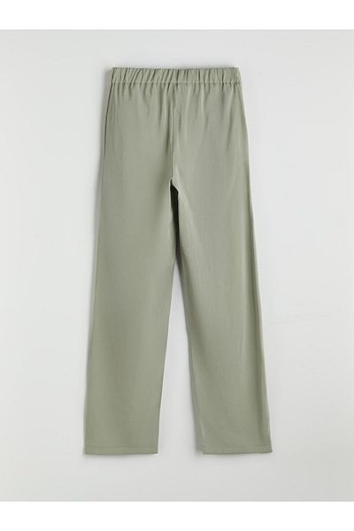 LC Waikiki New Season Elastic Waist Wide Leg Women's Trousers - S5O444Z8