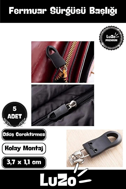 LuZo Premium Seri Kolay Takılan Pratik Dikiş Gerektirmez Valiz Çanta Polar Fe...