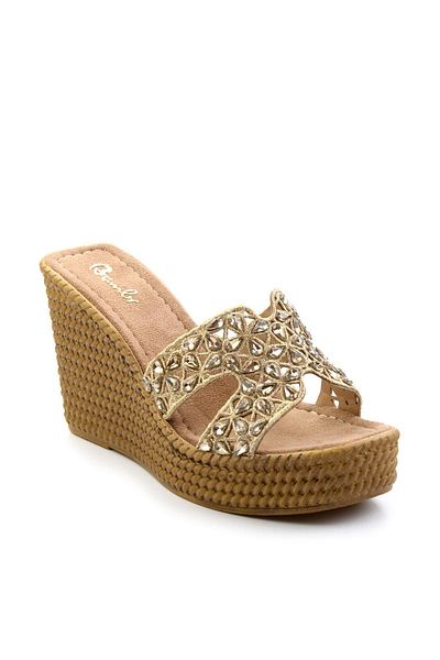Bambi Gold Women's Slippers K04823005878