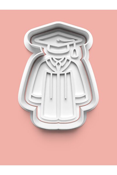AKTASTORE Graduation Cookie Mold Set of 4