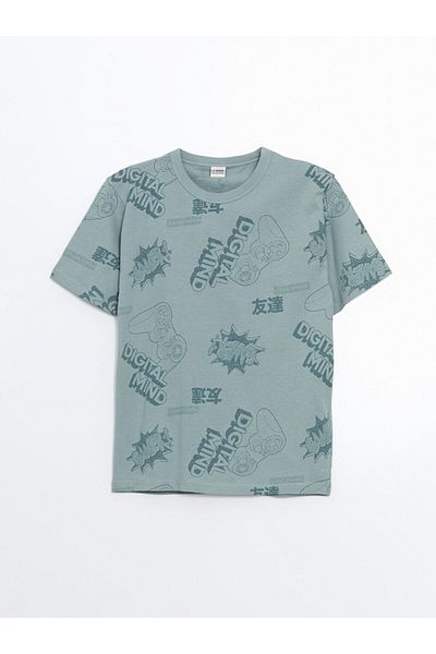 LC Waikiki Tricou pentru băiat cu gât crew New Season - S5DV25Z4